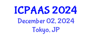 International Conference on Political and Administrative Sciences (ICPAAS) December 02, 2024 - Tokyo, Japan