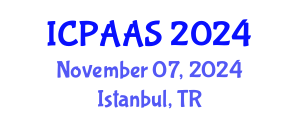 International Conference on Political and Administrative Sciences (ICPAAS) November 07, 2024 - Istanbul, Turkey