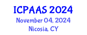 International Conference on Political and Administrative Sciences (ICPAAS) November 04, 2024 - Nicosia, Cyprus