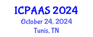 International Conference on Political and Administrative Sciences (ICPAAS) October 24, 2024 - Tunis, Tunisia