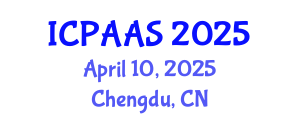 International Conference on Political and Administrative Sciences (ICPAAS) April 10, 2025 - Chengdu, China