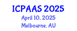 International Conference on Political and Administrative Sciences (ICPAAS) April 10, 2025 - Melbourne, Australia