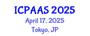 International Conference on Political and Administrative Sciences (ICPAAS) April 17, 2025 - Tokyo, Japan