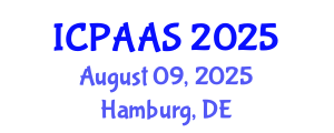 International Conference on Political and Administrative Sciences (ICPAAS) August 09, 2025 - Hamburg, Germany