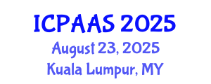 International Conference on Political and Administrative Sciences (ICPAAS) August 23, 2025 - Kuala Lumpur, Malaysia