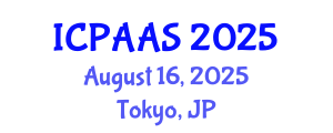 International Conference on Political and Administrative Sciences (ICPAAS) August 16, 2025 - Tokyo, Japan