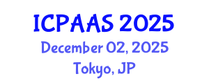 International Conference on Political and Administrative Sciences (ICPAAS) December 02, 2025 - Tokyo, Japan