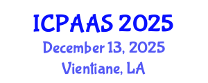 International Conference on Political and Administrative Sciences (ICPAAS) December 13, 2025 - Vientiane, Laos