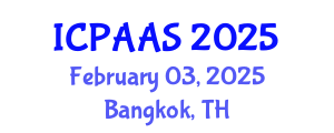 International Conference on Political and Administrative Sciences (ICPAAS) February 03, 2025 - Bangkok, Thailand