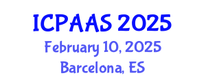 International Conference on Political and Administrative Sciences (ICPAAS) February 10, 2025 - Barcelona, Spain