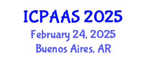 International Conference on Political and Administrative Sciences (ICPAAS) February 24, 2025 - Buenos Aires, Argentina