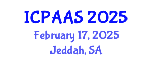 International Conference on Political and Administrative Sciences (ICPAAS) February 17, 2025 - Jeddah, Saudi Arabia