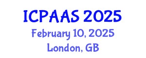 International Conference on Political and Administrative Sciences (ICPAAS) February 10, 2025 - London, United Kingdom