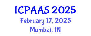 International Conference on Political and Administrative Sciences (ICPAAS) February 17, 2025 - Mumbai, India