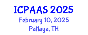 International Conference on Political and Administrative Sciences (ICPAAS) February 10, 2025 - Pattaya, Thailand