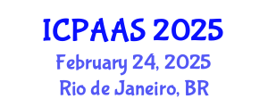 International Conference on Political and Administrative Sciences (ICPAAS) February 24, 2025 - Rio de Janeiro, Brazil