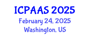 International Conference on Political and Administrative Sciences (ICPAAS) February 24, 2025 - Washington, United States