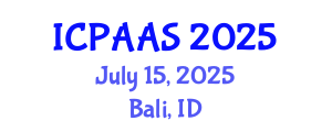 International Conference on Political and Administrative Sciences (ICPAAS) July 15, 2025 - Bali, Indonesia