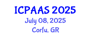 International Conference on Political and Administrative Sciences (ICPAAS) July 08, 2025 - Corfu, Greece