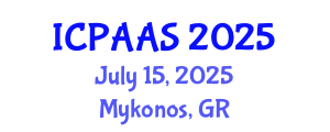 International Conference on Political and Administrative Sciences (ICPAAS) July 15, 2025 - Mykonos, Greece