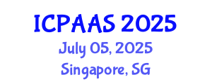 International Conference on Political and Administrative Sciences (ICPAAS) July 05, 2025 - Singapore, Singapore