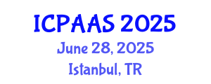 International Conference on Political and Administrative Sciences (ICPAAS) June 28, 2025 - Istanbul, Turkey