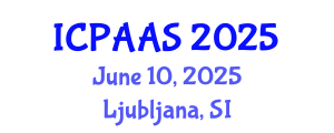 International Conference on Political and Administrative Sciences (ICPAAS) June 10, 2025 - Ljubljana, Slovenia