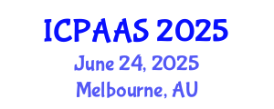 International Conference on Political and Administrative Sciences (ICPAAS) June 24, 2025 - Melbourne, Australia