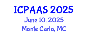 International Conference on Political and Administrative Sciences (ICPAAS) June 10, 2025 - Monte Carlo, Monaco