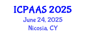 International Conference on Political and Administrative Sciences (ICPAAS) June 24, 2025 - Nicosia, Cyprus