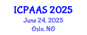 International Conference on Political and Administrative Sciences (ICPAAS) June 24, 2025 - Oslo, Norway