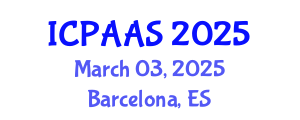 International Conference on Political and Administrative Sciences (ICPAAS) March 03, 2025 - Barcelona, Spain