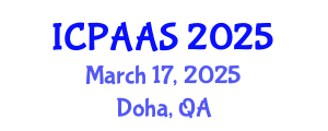 International Conference on Political and Administrative Sciences (ICPAAS) March 17, 2025 - Doha, Qatar