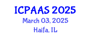 International Conference on Political and Administrative Sciences (ICPAAS) March 03, 2025 - Haifa, Israel