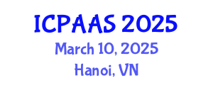 International Conference on Political and Administrative Sciences (ICPAAS) March 10, 2025 - Hanoi, Vietnam