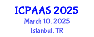 International Conference on Political and Administrative Sciences (ICPAAS) March 10, 2025 - Istanbul, Turkey