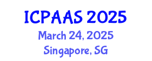 International Conference on Political and Administrative Sciences (ICPAAS) March 24, 2025 - Singapore, Singapore