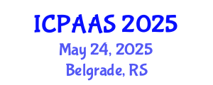 International Conference on Political and Administrative Sciences (ICPAAS) May 24, 2025 - Belgrade, Serbia