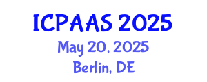 International Conference on Political and Administrative Sciences (ICPAAS) May 20, 2025 - Berlin, Germany