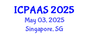 International Conference on Political and Administrative Sciences (ICPAAS) May 03, 2025 - Singapore, Singapore