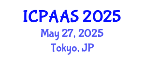 International Conference on Political and Administrative Sciences (ICPAAS) May 27, 2025 - Tokyo, Japan