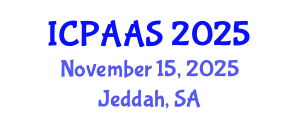 International Conference on Political and Administrative Sciences (ICPAAS) November 15, 2025 - Jeddah, Saudi Arabia