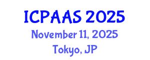 International Conference on Political and Administrative Sciences (ICPAAS) November 11, 2025 - Tokyo, Japan