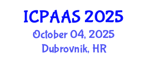 International Conference on Political and Administrative Sciences (ICPAAS) October 04, 2025 - Dubrovnik, Croatia