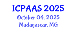 International Conference on Political and Administrative Sciences (ICPAAS) October 04, 2025 - Madagascar, Madagascar