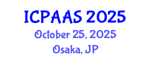 International Conference on Political and Administrative Sciences (ICPAAS) October 25, 2025 - Osaka, Japan