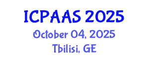 International Conference on Political and Administrative Sciences (ICPAAS) October 04, 2025 - Tbilisi, Georgia