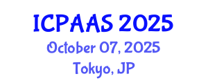 International Conference on Political and Administrative Sciences (ICPAAS) October 07, 2025 - Tokyo, Japan