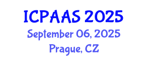 International Conference on Political and Administrative Sciences (ICPAAS) September 06, 2025 - Prague, Czechia