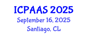 International Conference on Political and Administrative Sciences (ICPAAS) September 16, 2025 - Santiago, Chile